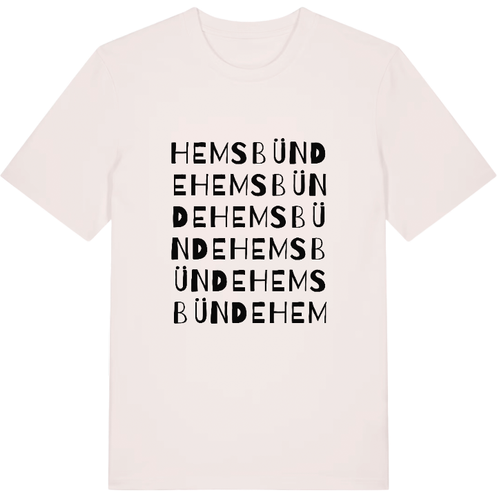Hemsbünde ordleg T-shirt – t-shirt fra PinShirt