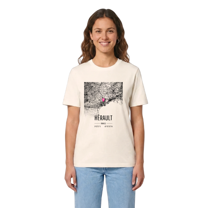 Hérault kort T-shirt – t-shirt fra PinShirt