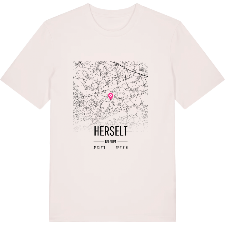 Herselt kort T-shirt – t-shirt fra PinShirt