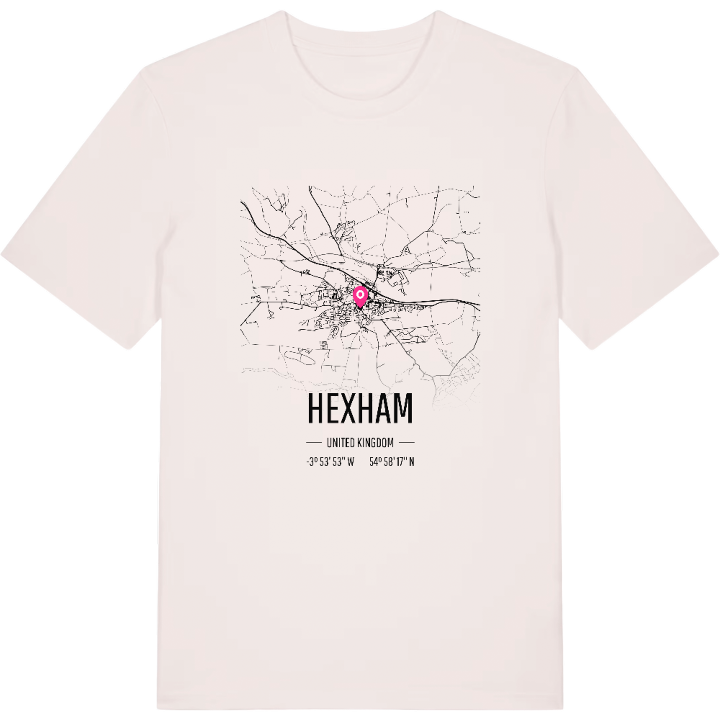 Hexham kort T-shirt – t-shirt fra PinShirt