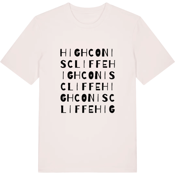 High Coniscliffe ordleg T-shirt – t-shirt fra PinShirt