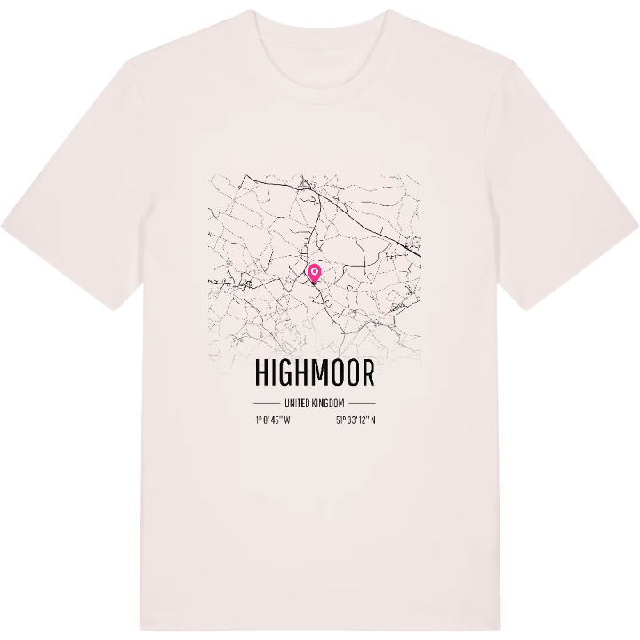 Highmoor kort T-shirt – t-shirt fra PinShirt