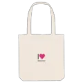 Jeg elsker Hinterstoder mulepose lille tryk