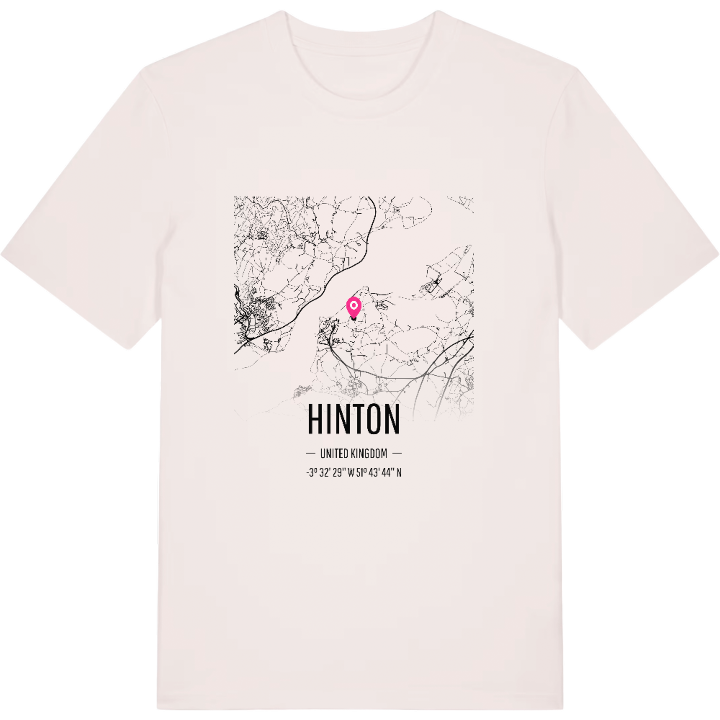 Hinton kort T-shirt – t-shirt fra PinShirt