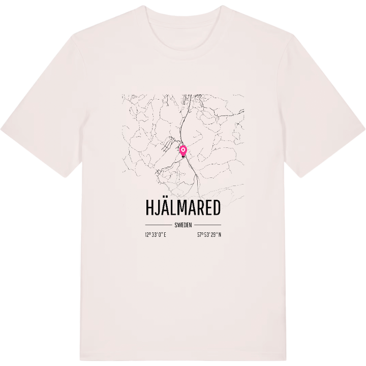 Hjälmared kort T-shirt – t-shirt fra PinShirt