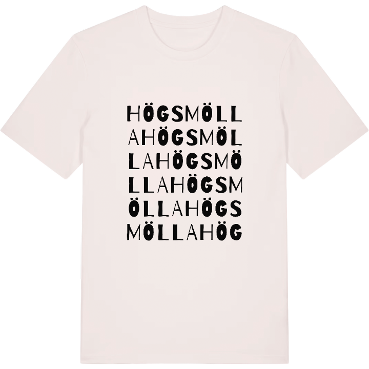 Högsmölla ordleg T-shirt – t-shirt fra PinShirt