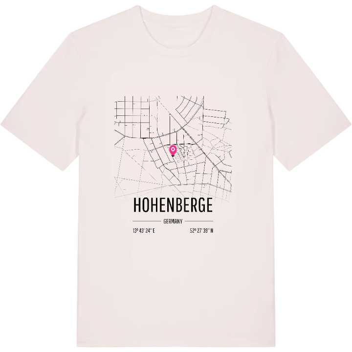 Hohenberge kort T-shirt – t-shirt fra PinShirt