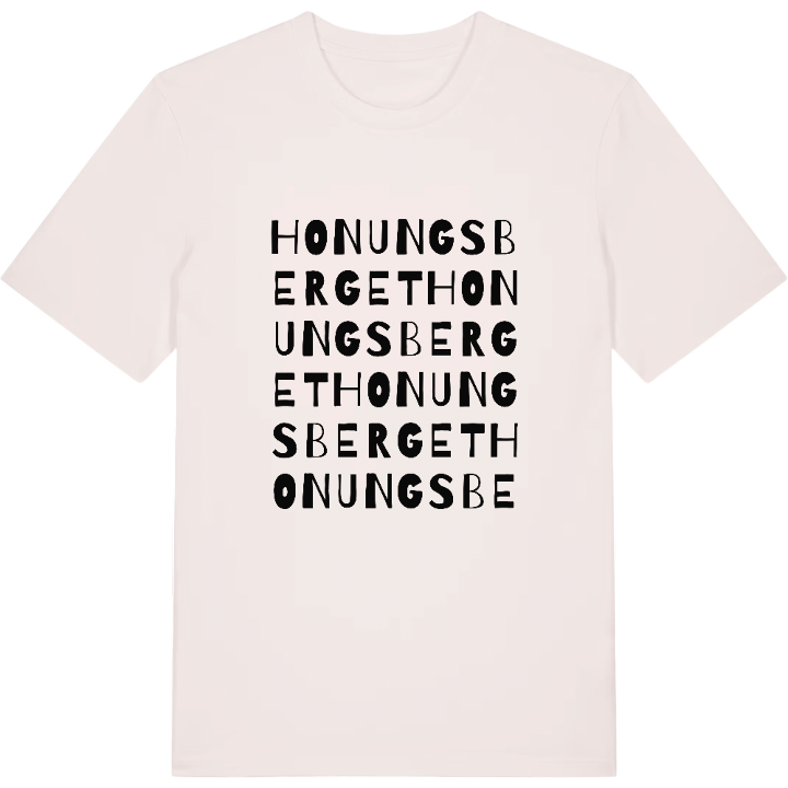 Honungsberget ordleg T-shirt – t-shirt fra PinShirt