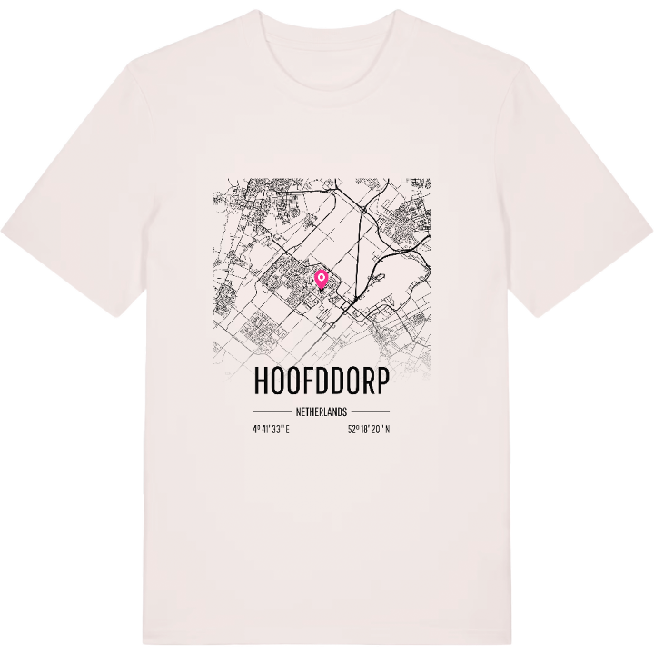 Hoofddorp kort T-shirt – t-shirt fra PinShirt
