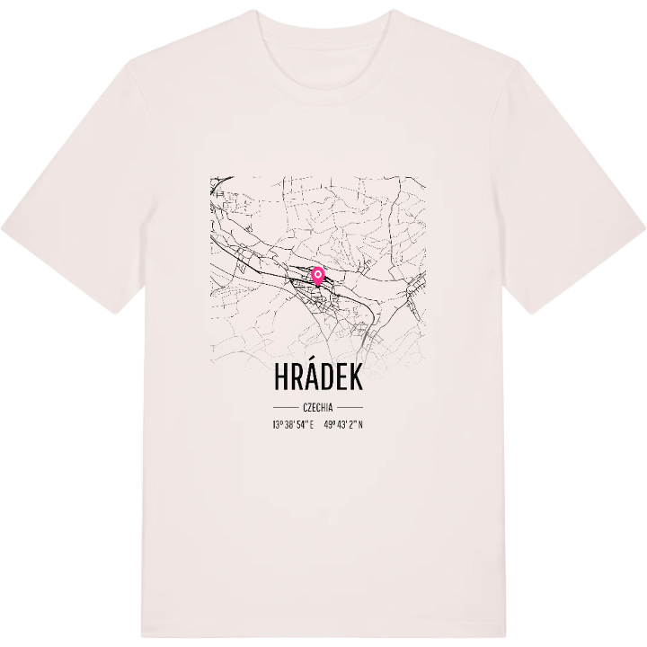 Hrádek kort T-shirt – t-shirt fra PinShirt