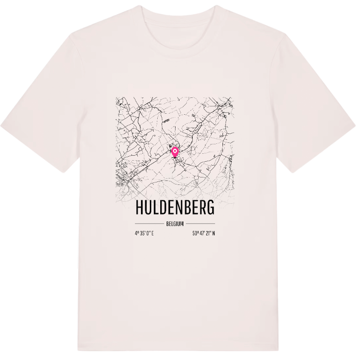 Huldenberg kort T-shirt – t-shirt fra PinShirt