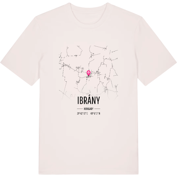 Ibrány kort T-shirt – t-shirt fra PinShirt