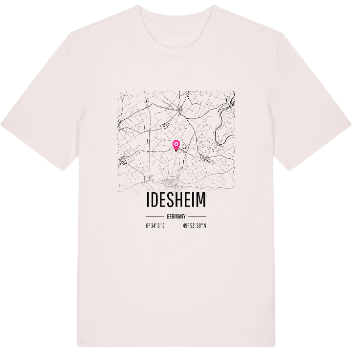 Idesheim kort T-shirt – t-shirt fra PinShirt
