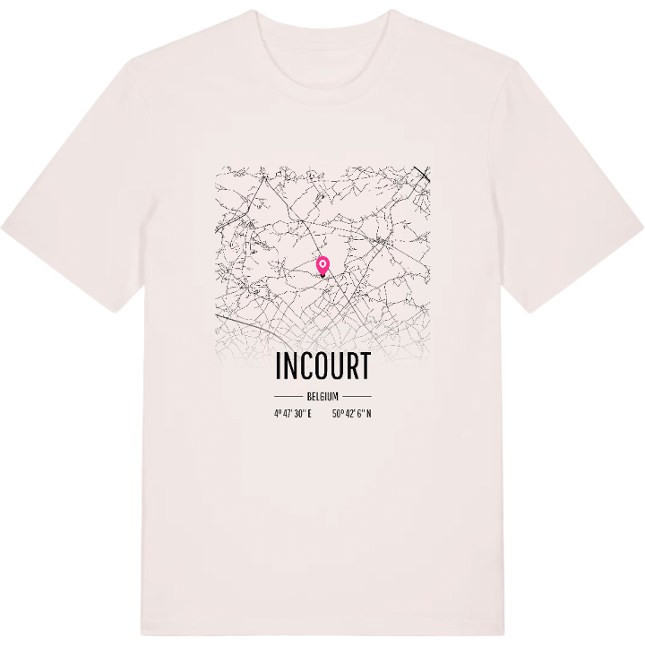 Incourt kort T-shirt – t-shirt fra PinShirt
