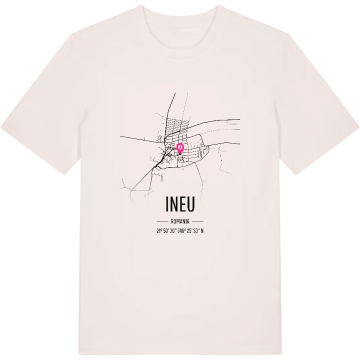 Ineu kort T-shirt – t-shirt fra PinShirt