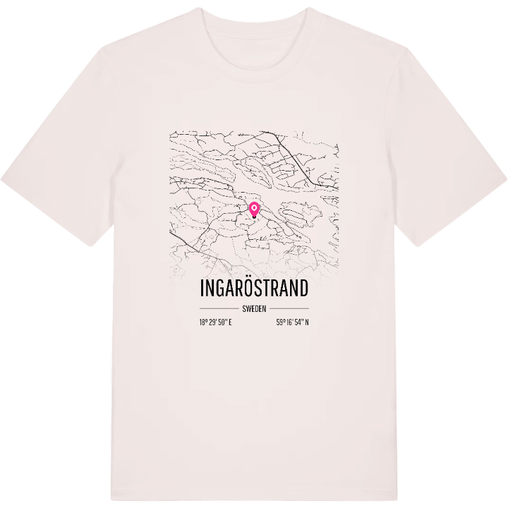 Ingaröstrand kort T-shirt – t-shirt fra PinShirt