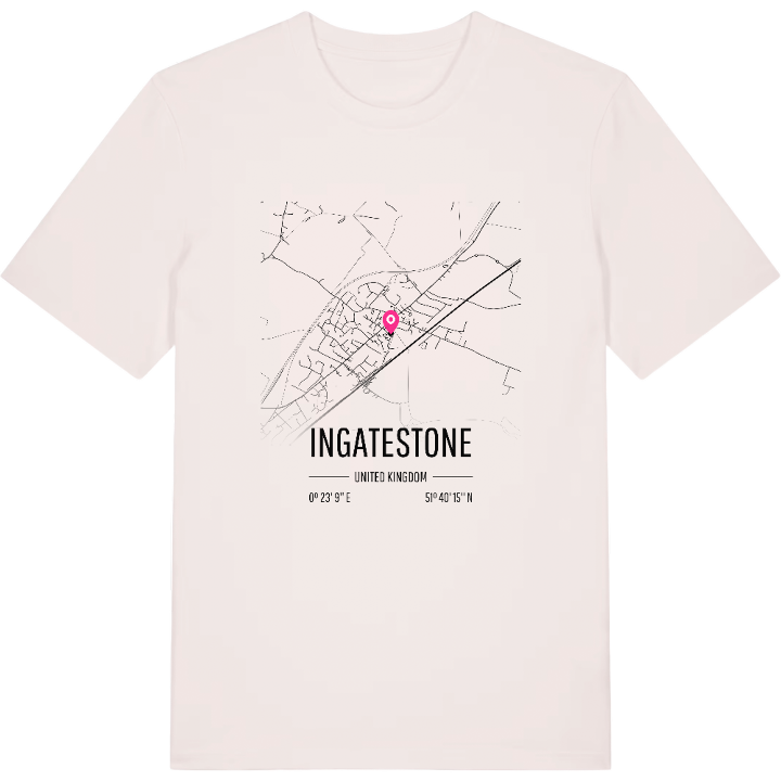 Ingatestone kort T-shirt – t-shirt fra PinShirt