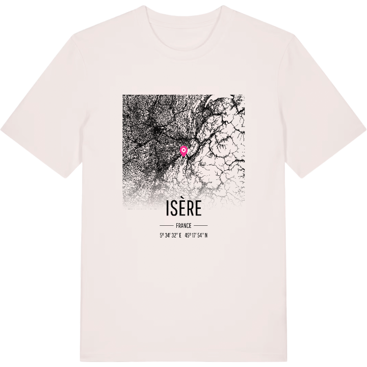Isère kort T-shirt – t-shirt fra PinShirt