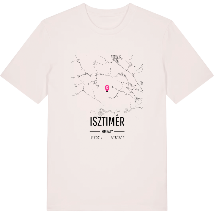 Isztimér kort T-shirt – t-shirt fra PinShirt