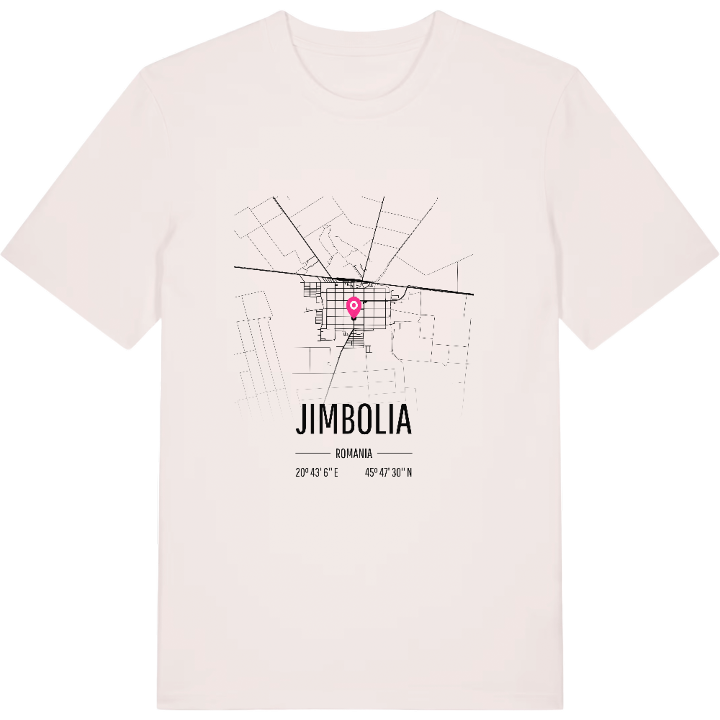Jimbolia kort T-shirt – t-shirt fra PinShirt