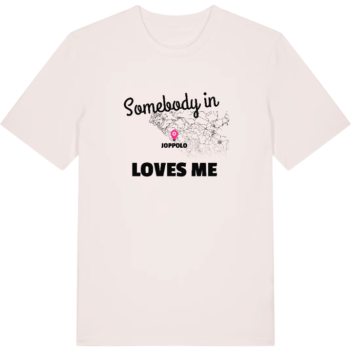Nogen i Joppolo elsker mig T-shirt – t-shirt fra PinShirt