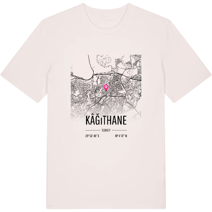 Kâğıthane kort T-shirt – t-shirt fra PinShirt