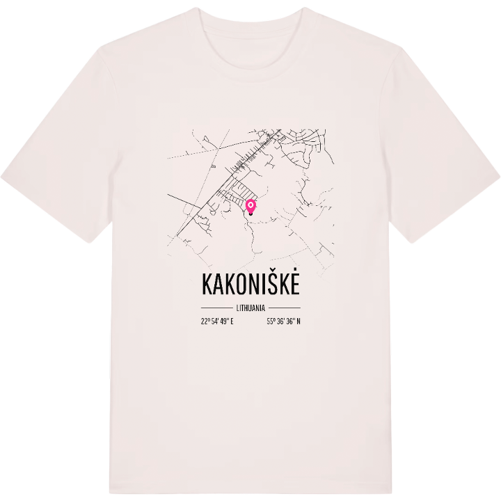 Kakoniškė kort T-shirt – t-shirt fra PinShirt