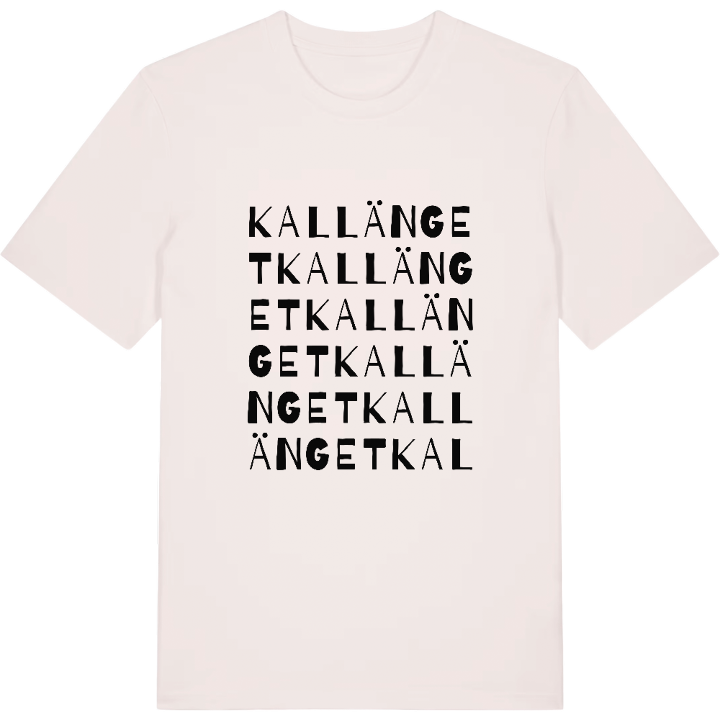 Kallänget ordleg T-shirt – t-shirt fra PinShirt
