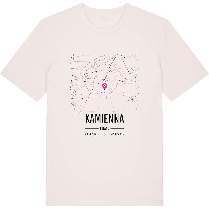 Kamienna kort T-shirt – t-shirt fra PinShirt