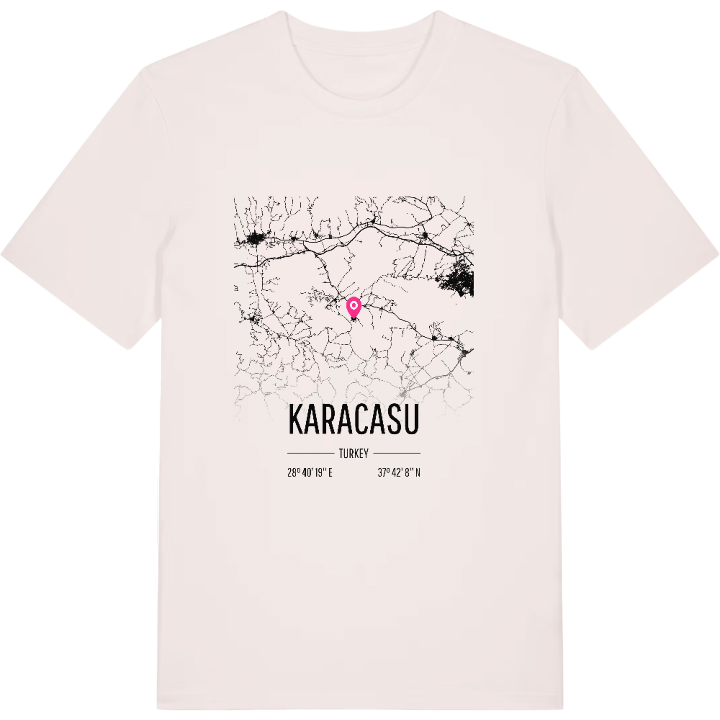 Karacasu kort T-shirt – t-shirt fra PinShirt