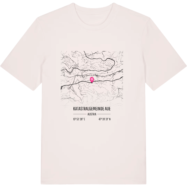 Katastralgemeinde Aue kort T-shirt – t-shirt fra PinShirt