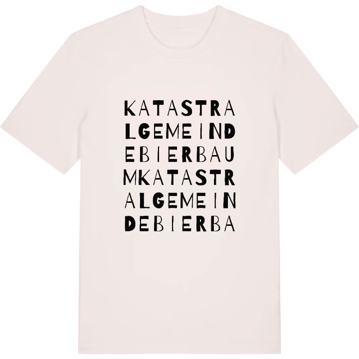 Katastralgemeinde Bierbaum ordleg T-shirt – t-shirt fra PinShirt