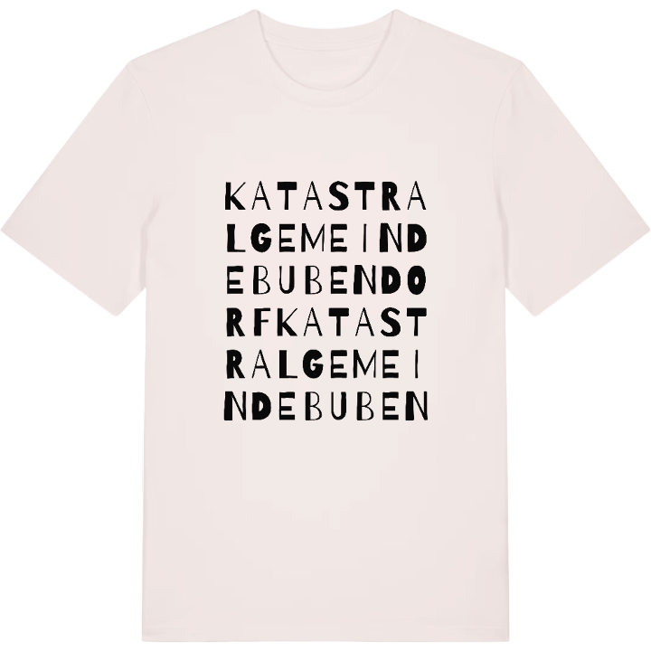 Katastralgemeinde Bubendorf ordleg T-shirt – t-shirt fra PinShirt