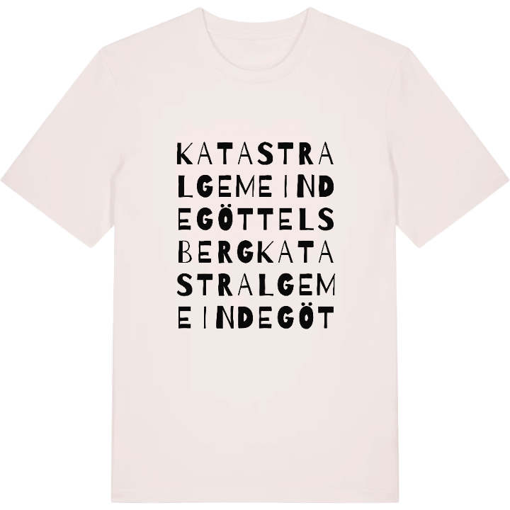 Katastralgemeinde Göttelsberg ordleg T-shirt – t-shirt fra PinShirt