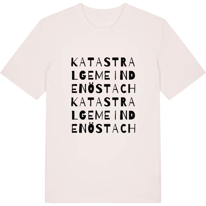 Katastralgemeinde Nöstach ordleg T-shirt – t-shirt fra PinShirt