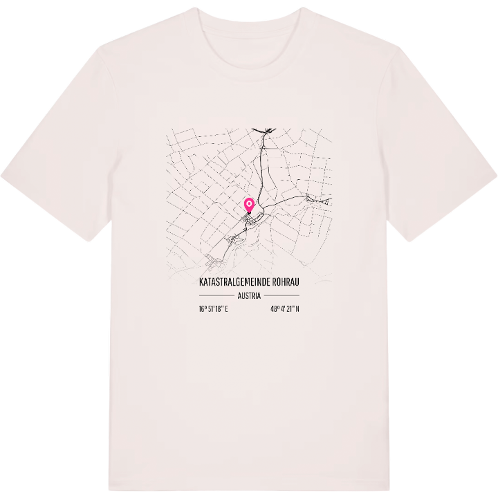 Katastralgemeinde Rohrau kort T-shirt – t-shirt fra PinShirt