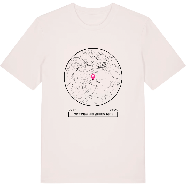 Katastralgemeinde Schildbachrotte t-shirt – t-shirt fra PinShirt