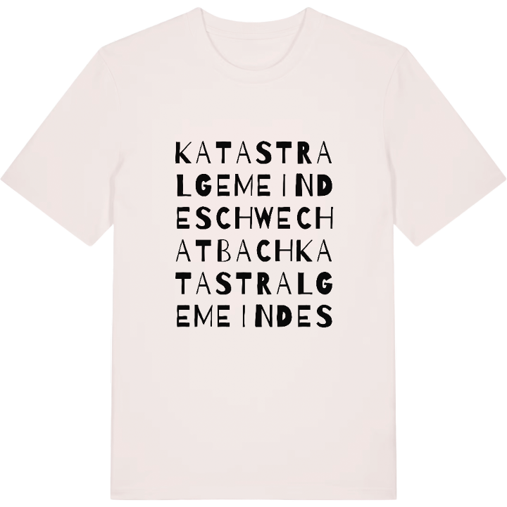 Katastralgemeinde Schwechatbach ordleg T-shirt – t-shirt fra PinShirt