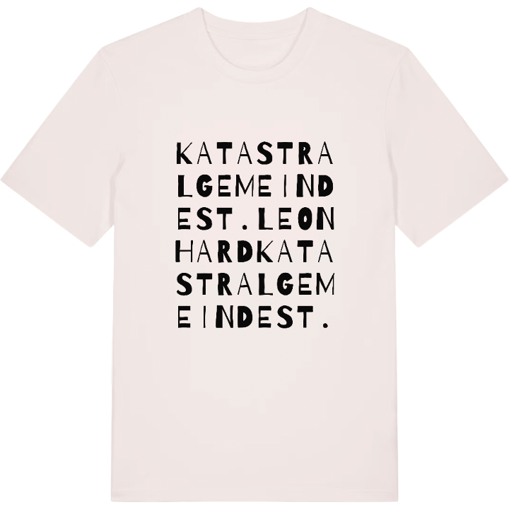 Katastralgemeinde St. Leonhard ordleg T-shirt – t-shirt fra PinShirt