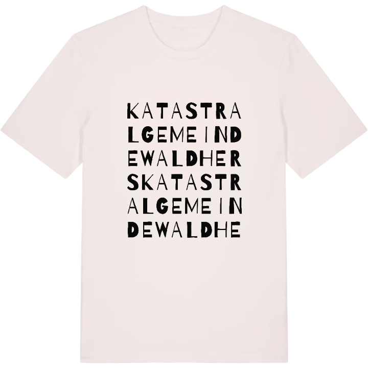 Katastralgemeinde Waldhers ordleg T-shirt – t-shirt fra PinShirt