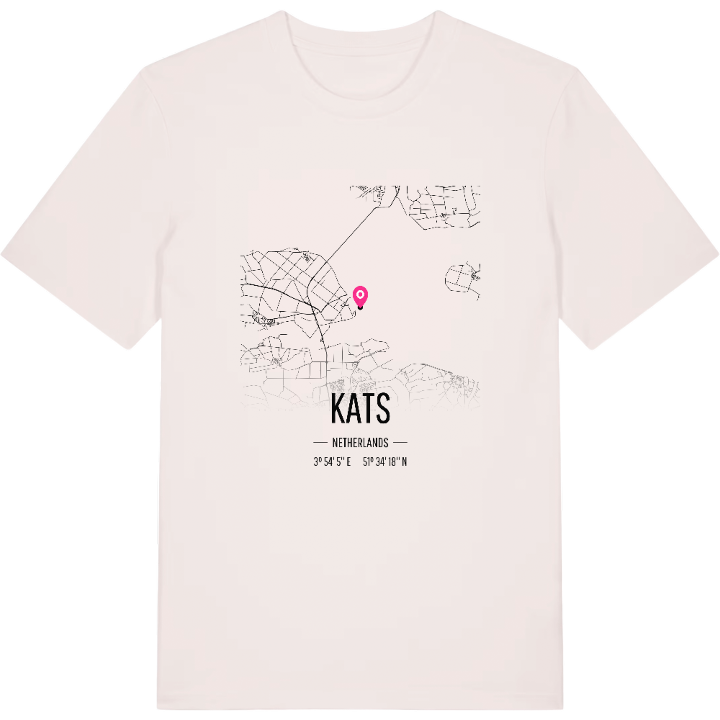 Kats kort T-shirt – t-shirt fra PinShirt
