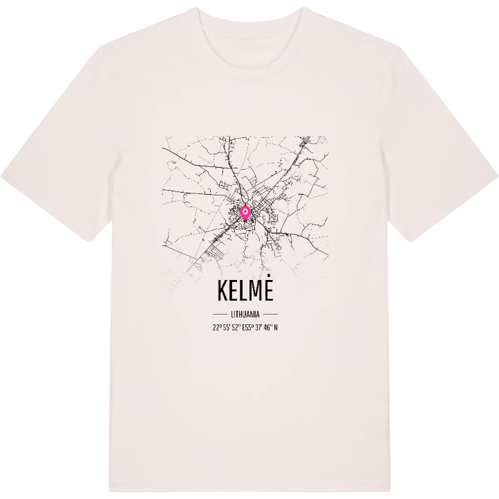 Kelmė kort T-shirt – t-shirt fra PinShirt