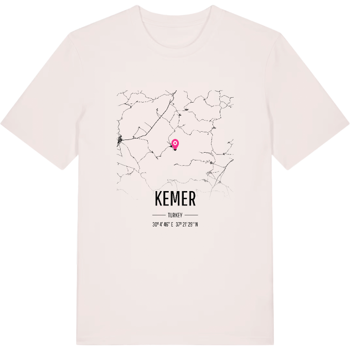 Kemer kort T-shirt – t-shirt fra PinShirt