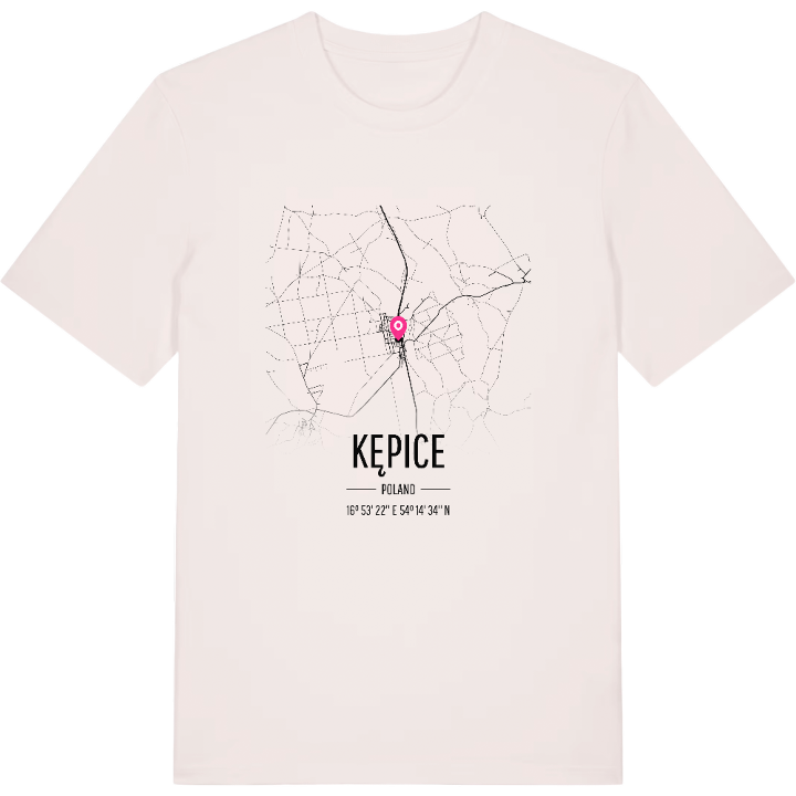 Kępice kort T-shirt – t-shirt fra PinShirt