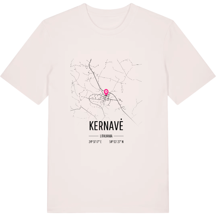Kernavė kort T-shirt – t-shirt fra PinShirt