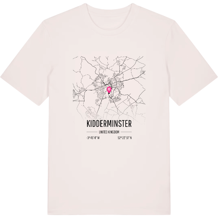 Kidderminster kort T-shirt – t-shirt fra PinShirt