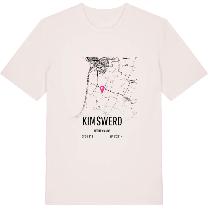 Kimswerd kort T-shirt – t-shirt fra PinShirt