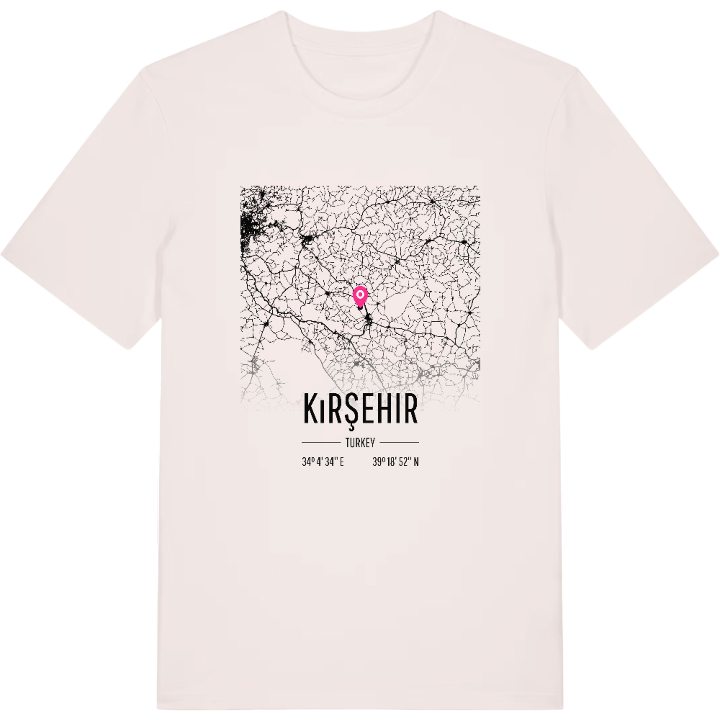 Kırşehir kort T-shirt – t-shirt fra PinShirt
