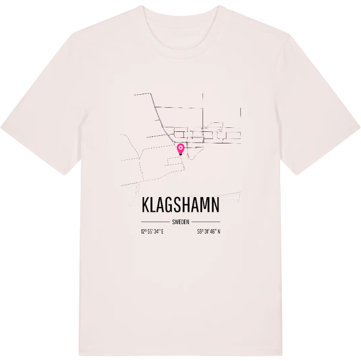 Klagshamn kort T-shirt – t-shirt fra PinShirt