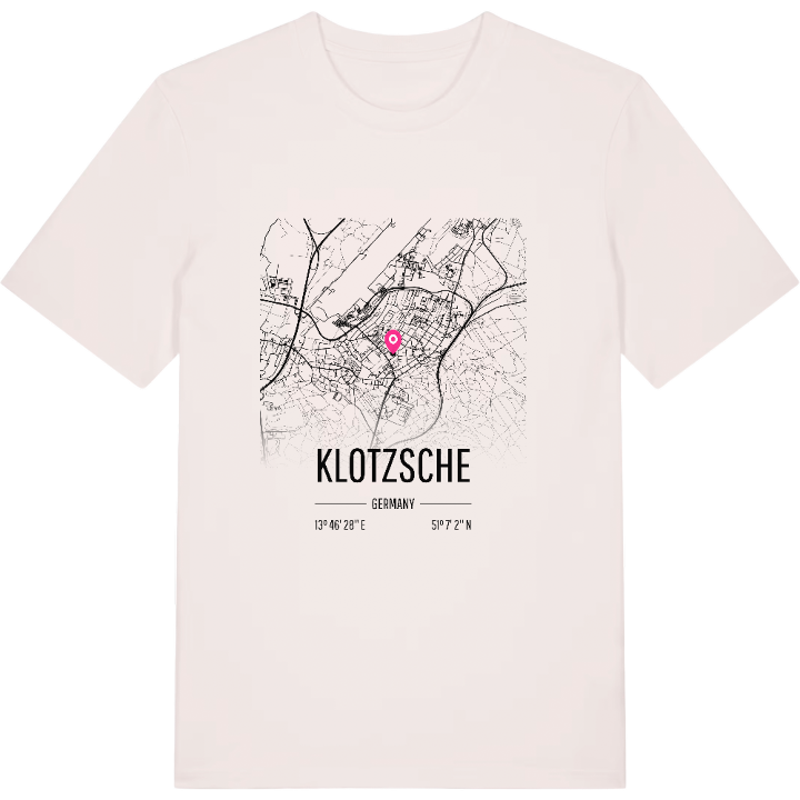Klotzsche kort T-shirt – t-shirt fra PinShirt